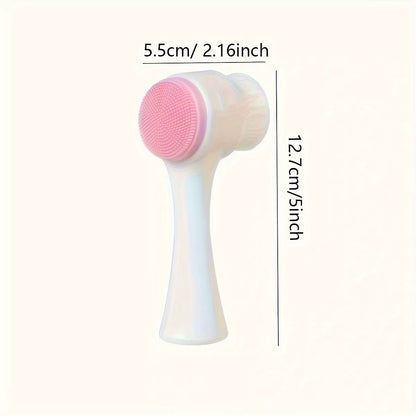 1Pc- Silicone Pet Paw Cleaner & Massage Brush - Dual-Sided Dog Grooming Tool for Healthy Coats and Claws